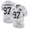 Choea NY.Giants #97 Dexter Lawrence II Player Arctic Camo Salute to Service Limited Stitched Jerseys