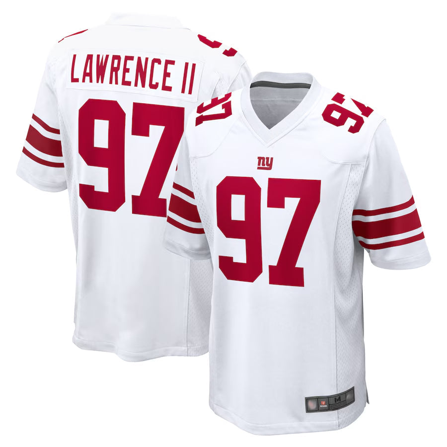 Choea NY.Giants #97 Dexter Lawrence II Player White Game Stitched Jerseys