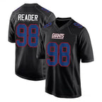 Choea NY.Giants #98 DJ Reader Player Carbon Fashion Limited Home Game Stitched Jerseys