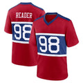 Choea NY.Giants #98 DJ Reader Player Red Century Home Game Stitched Jerseys