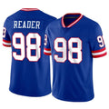 Choea NY.Giants #98 DJ Reader Player Royal Classic Vapor Home Game Stitched Jerseys