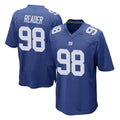 Choea NY.Giants #98 DJ Reader Player Royal Home Game Stitched Jerseys
