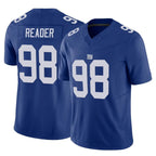 Choea NY.Giants #98 DJ Reader Player Royal Limited Vapor F.U.S.E. Home Game Stitched Jerseys