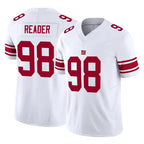 Choea NY.Giants #98 DJ Reader Player White Limited Vapor F.U.S.E. Home Game Stitched Jerseys