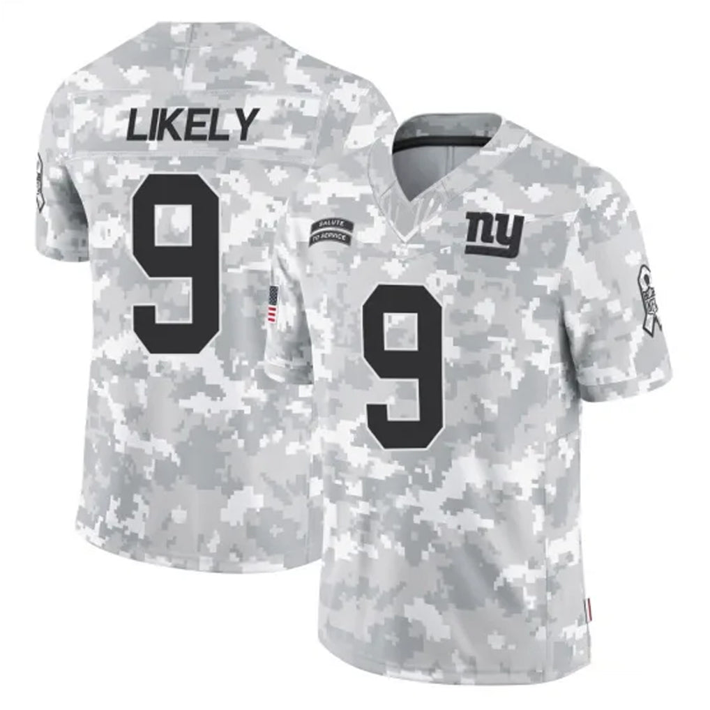 Choea NY.Giants #9 Lsaiah Likely Player Arctic Camo Salute To Service Limited Game Stitched Jerseys
