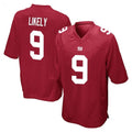 Choea NY.Giants #9 Lsaiah Likely Player Red Home Game Stitched Jerseys