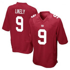 Choea NY.Giants #9 Lsaiah Likely Player Red Home Game Stitched Jerseys