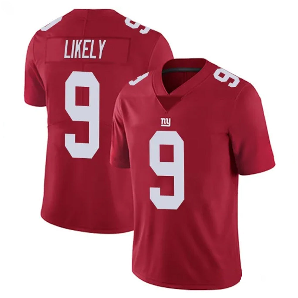 Choea NY.Giants #9 Lsaiah Likely Player Red Limited Vapor Untouchable Home Game Stitched Jerseys