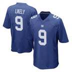 Choea NY.Giants #9 Lsaiah Likely Player Royal Home Game Stitched Jerseys