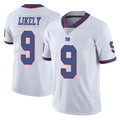 Choea NY.Giants #9 Lsaiah Likely Player White Color Rush Home Game Stitched Jerseys