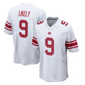Choea NY.Giants #9 Lsaiah Likely Player White Home Game Stitched Jerseys