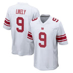 Choea NY.Giants #9 Lsaiah Likely Player White Home Game Stitched Jerseys