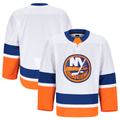 Choea NY.Islanders White Away Authentic Pro Jerseys