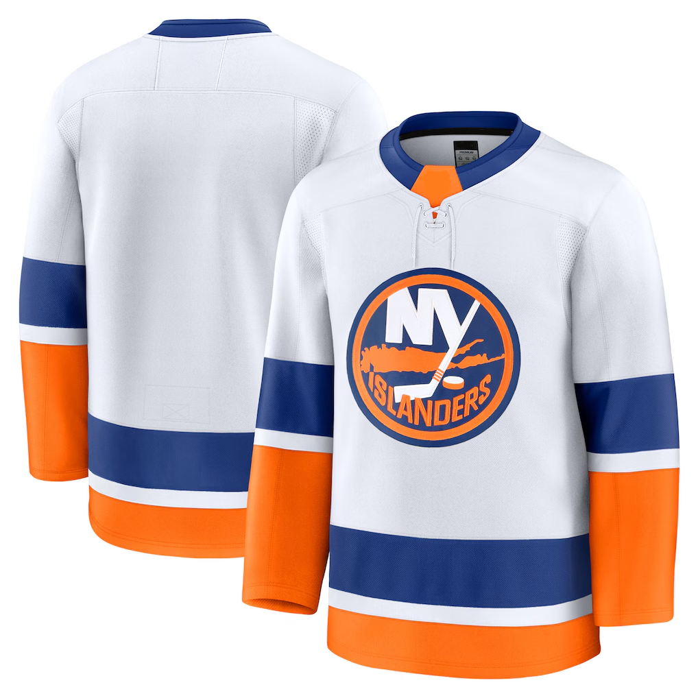 Choea NY.Islanders White Away Premium Jerseys