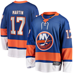 Choea NY.Islanders #17 Matt Martin Home Breakaway Player Jerseys - Royal