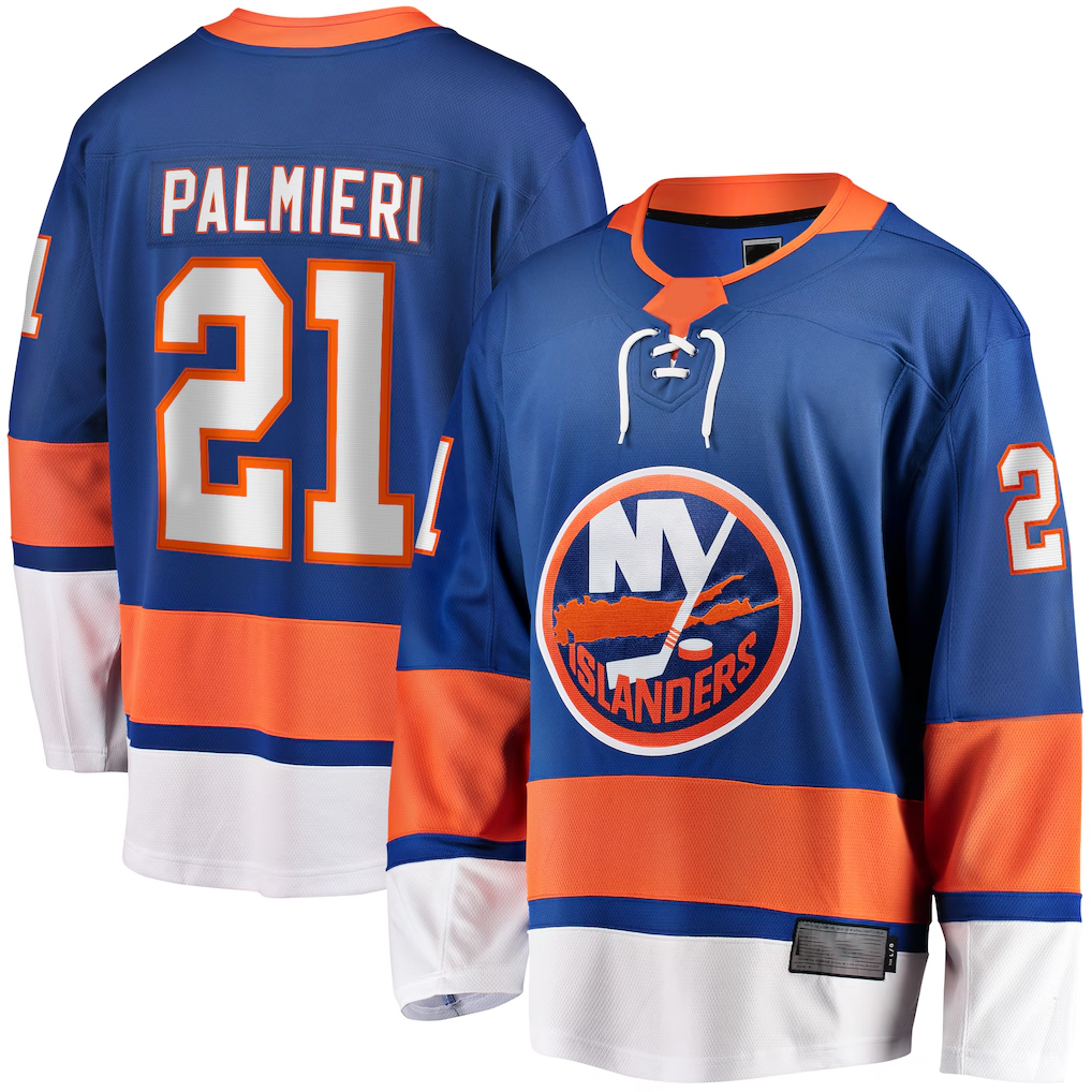Choea NY.Islanders #21 Kyle Palmieri Royal Home Breakaway Replica Jerseys