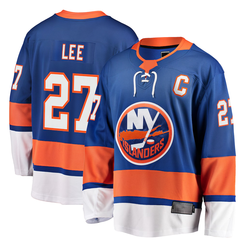 Choea NY.Islanders #27 Anders Lee Royal Breakaway Jerseys