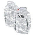 Choea NY.Jets Arctic Camo Salute to Service Pullover Hoodies Limited Game Blank Player Stitched Jerseys