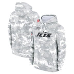 Choea NY.Jets Arctic Camo Salute to Service Pullover Hoodies Limited Game Blank Player Stitched Jerseys
