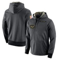 Choea NY.Jets Gray Pullover Hoodies Limited Game Blank Player Stitched Jerseys