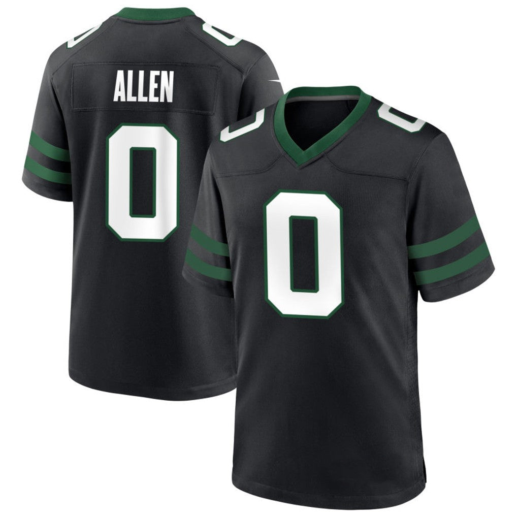 Choea NY.Jets #0 Braelon Allen Player Black Home Game Stitched Jerseys