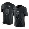 Choea NY.Jets #0 Braelon Allen Player Black REFLECTIVE Limited Stitched Jerseys
