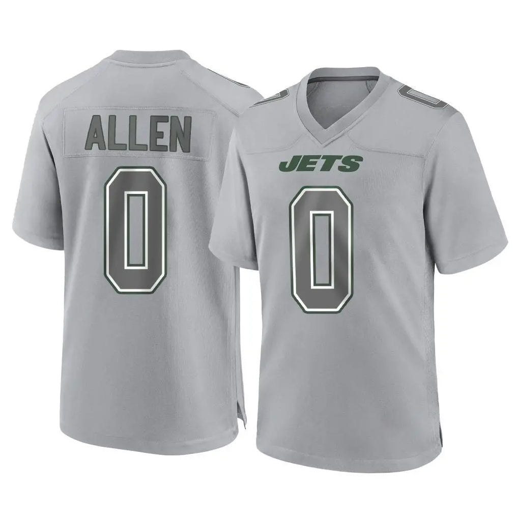 Choea NY.Jets #0 Braelon Allen Player Gray Limited Atmosphere Fashion Home Game Stitched Jerseys