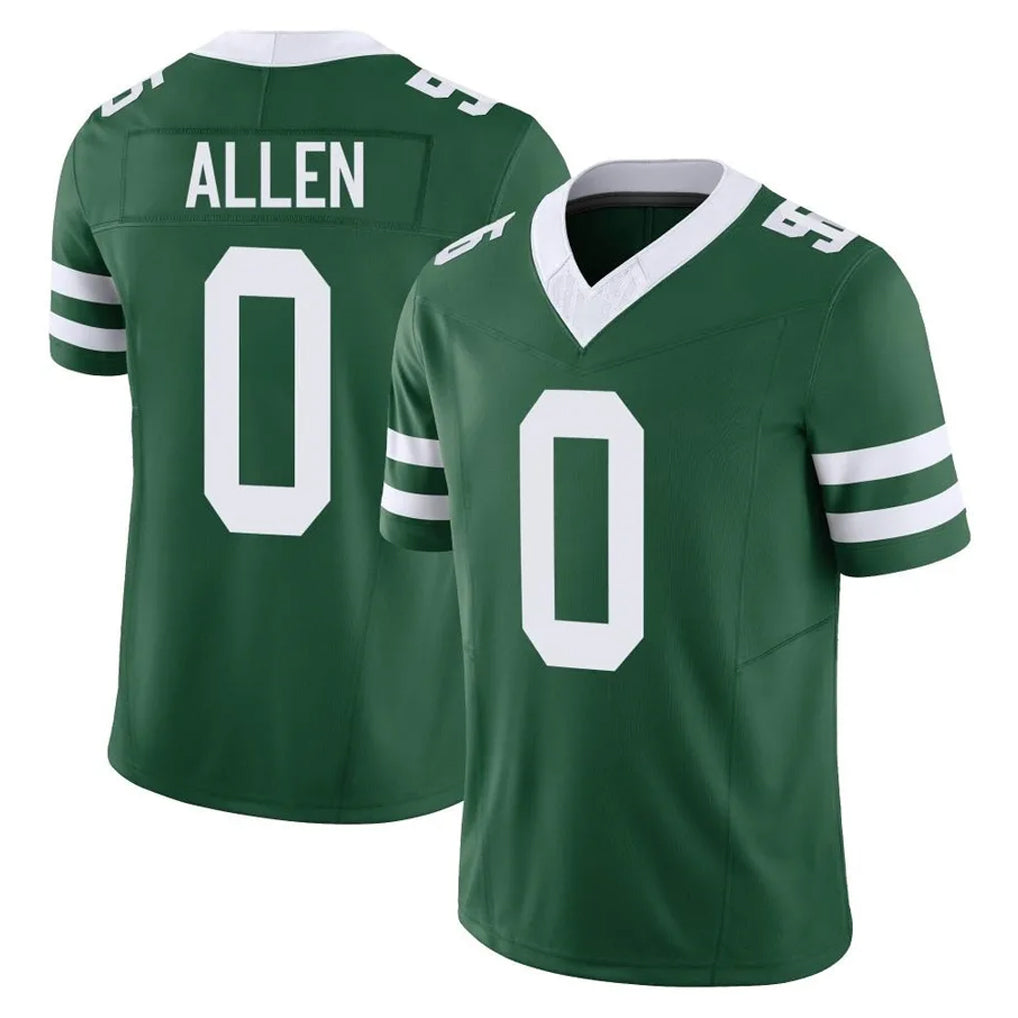 Choea NY.Jets #0 Braelon Allen Player Green Legacy Limited Vapor F.U.S.E. Home Game Stitched Jerseys