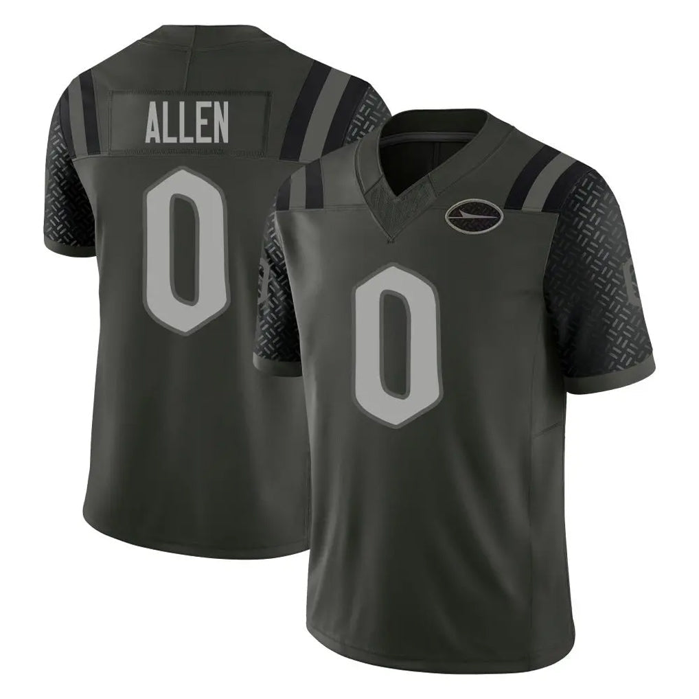 Choea NY.Jets #0 Braelon Allen Player Green Limited 2025 Rivalries Collection Home Game Stitched Jerseys