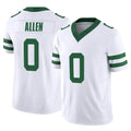 Choea NY.Jets #0 Braelon Allen Player White Vapor F.U.S.E. Limited Stitched Jerseys