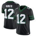 Choea NY.Jets #12 Joe Namath Legacy Black Vapor F.U.S.E. Limited Jersey Stitched American Stitched Jerseys