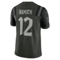 Choea NY.Jets #12 Joe Namath Player Gotham Green Rivalries Collection Limited Stitched Jerseys