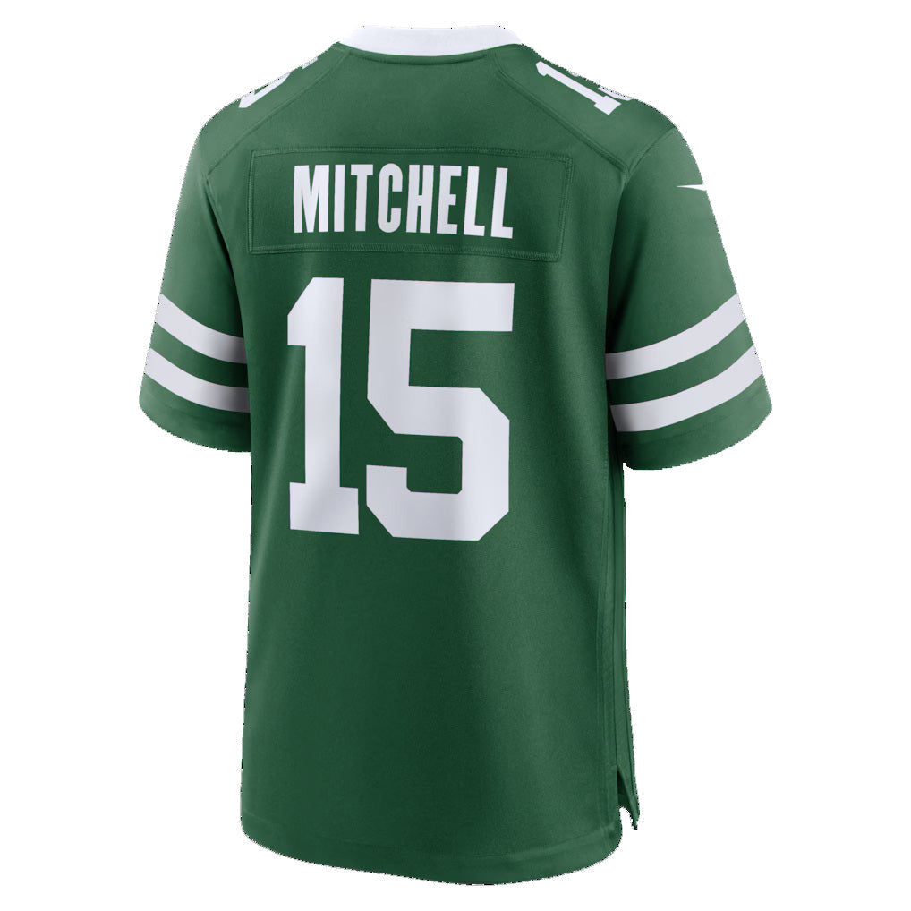 Choea NY.Jets #15 Adonai Mitchell Legacy Green Team Game Stitched Jerseys