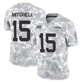 Choea NY.Jets #15 Adonai Mitchell Player Arctic Camo Salute to Service Limited Game Stitched Jerseys
