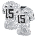 Choea NY.Jets #15 Adonai Mitchell Player Arctic Camo Salute to Service Limited Game Stitched Jerseys