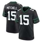 Choea NY.Jets #15 Adonai Mitchell Player Black Legacy Home Game Stitched Jerseys