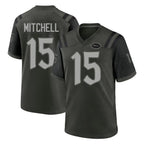 Choea NY.Jets #15 Adonai Mitchell Player Green 2025 Rivalries Collection Home Game Stitched Jerseys