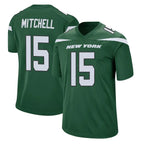 Choea NY.Jets #15 Adonai Mitchell Player Green Home Game Stitched Jerseys