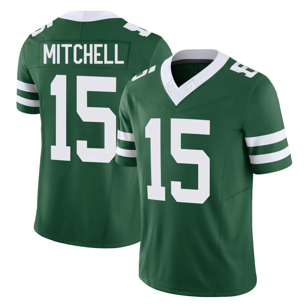 Choea NY.Jets #15 Adonai Mitchell Player Green Legacy Limited Vapor F.U.S.E. Home Game Stitched Jerseys