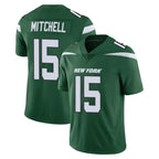 Choea NY.Jets #15 Adonai Mitchell Player Green Limited Vapor Home Game Stitched Jerseys