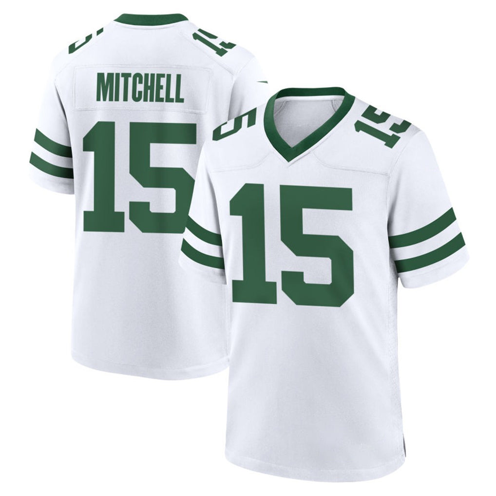 Choea NY.Jets #15 Adonai Mitchell Player White Legacy Home Game Stitched Jerseys