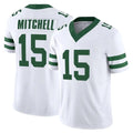 Choea NY.Jets #15 Adonai Mitchell Player White Limited Classic Vapor F.U.S.E. Home Game Stitched Jerseys