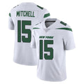 Choea NY.Jets #15 Adonai Mitchell Player White Spotlight Limited Vapor Home Game Stitched Jerseys
