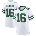 Choea NY.Jets #16 Vinny Testaverde Player White Home Game Stitched Jerseys