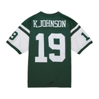 Choea NY.Jets #19 Keyshawn Johnson Mitchell & Ness Green Legacy Replica Jersey