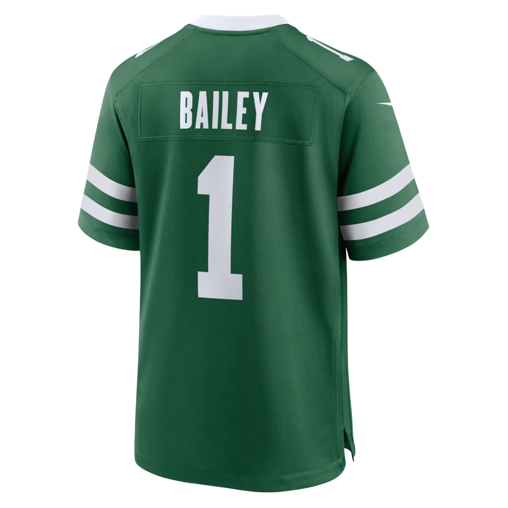 Choea NY.Jets #1 David Bailey Legacy Green 2026  Draft First Round Pick No. 2 Team Game Stitched Jerseys