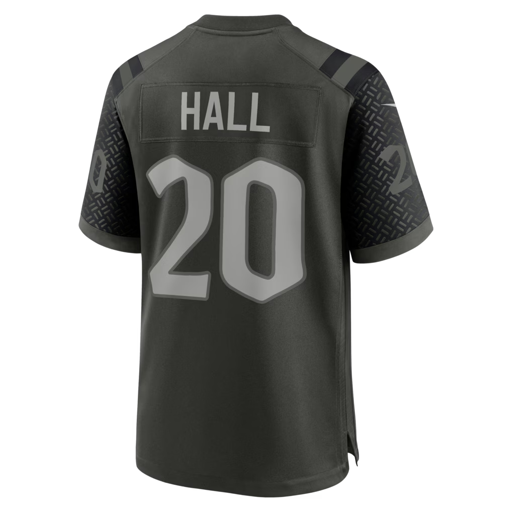 Choea NY.Jets #20 Breece Hall Gotham Green 2025 Rivalries Collection Game Stitched Jerseys