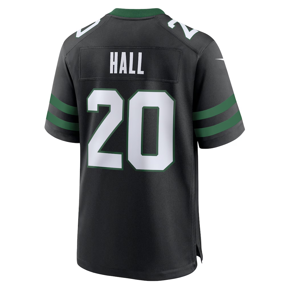 Choea NY.Jets #20 Breece Hall Legacy Black Alternate Game Stitched Jerseys