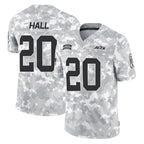 Choea NY.Jets #20 Breece Hall Player Arctic Camo Salute to Service Limited Game Stitched Jerseys