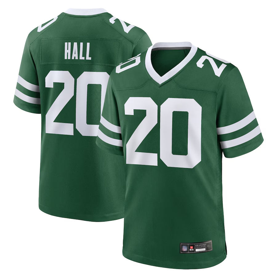 Choea NY.Jets #20 Breece Hall Player Home Game Jerseys - Gotham Green Stitched Jerseys